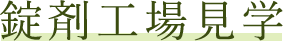 錠剤工場見学