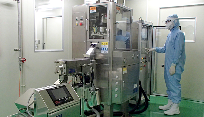 日野製薬の丸剤工場と製剤工場