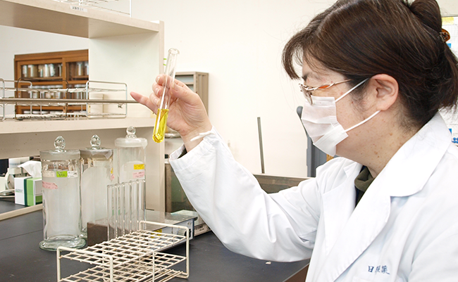 原料の品質チェック