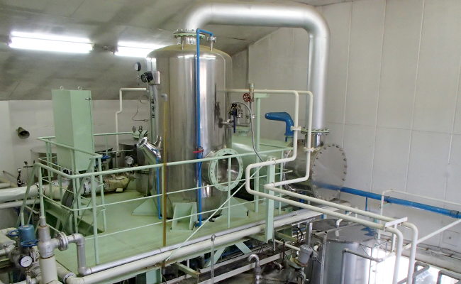 日野製薬のエキス剤工場