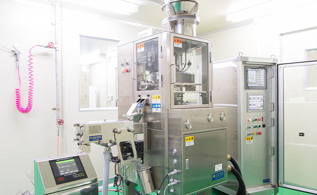 日野製薬の錠剤工場